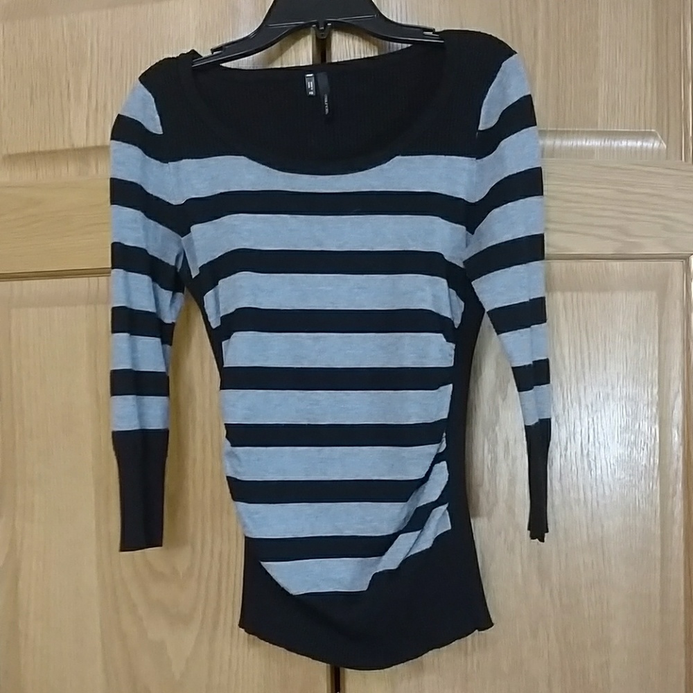 Striped Long Sleeve Blouse